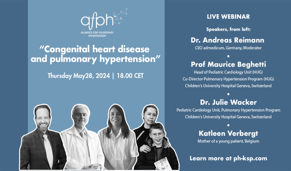 Webinar Congenital heart disease and pulmonary hypertension met Katleen Verbergt