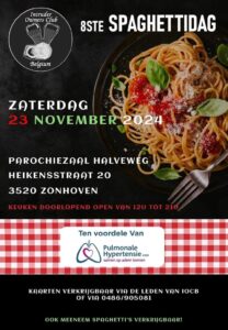 Flyer spaghettidag Zonhoven